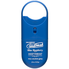 GoodHead Deep Throat Spray To-Go - Blue Raspberry